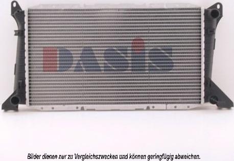 AKS Dasis 250230N - Hladnjak, hladjenje motora www.molydon.hr