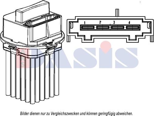 AKS Dasis 700067N - Regulator, ventilator kabine/unutrasnjeg prostora www.molydon.hr