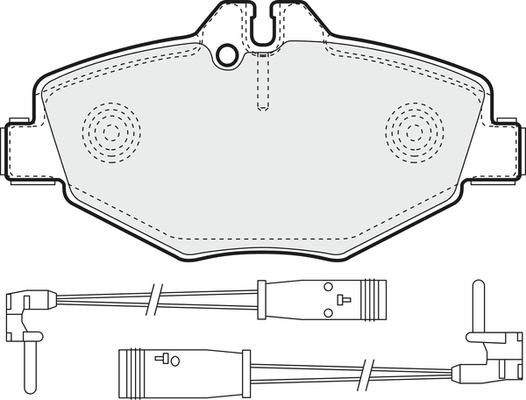 FBK FD11036 - Komplet Pločica, disk-kočnica www.molydon.hr