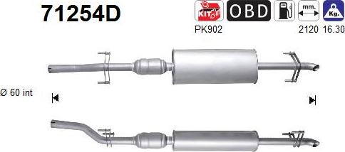 AS 71254D - Katalizator www.molydon.hr