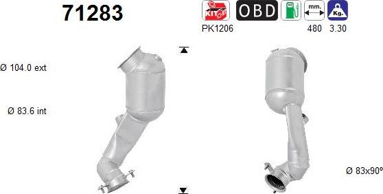 AS 71283 - Katalizator www.molydon.hr