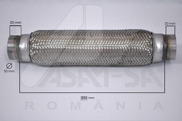 ASAM 60098 - Savitljiva metalna Cijev, Ispušni sistem www.molydon.hr