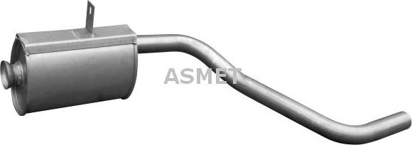Asmet 02.004 - Prednji Ispušni lonac www.molydon.hr