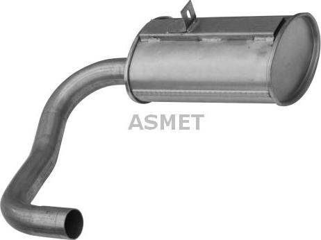 Asmet 02.007 - Prednji Ispušni lonac www.molydon.hr