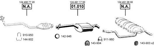 Asmet ME011915 - Ispušni sistem www.molydon.hr
