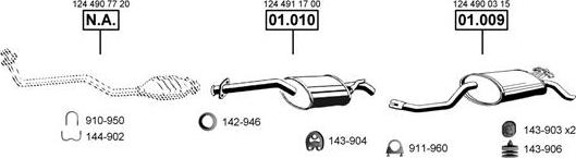 Asmet ME011885 - Ispušni sistem www.molydon.hr