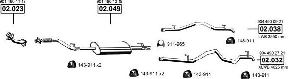 Asmet ME012500 - Ispušni sistem www.molydon.hr