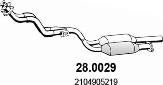 ASSO 28.0029 - Katalizator www.molydon.hr