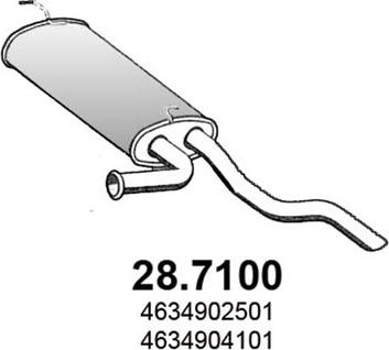 ASSO 28.7100 - Zadnji Ispušni lonac www.molydon.hr