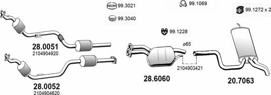 ASSO ART4041 - Ispušni sistem www.molydon.hr