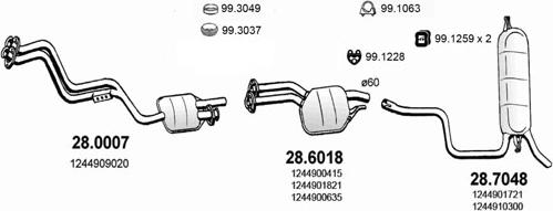 ASSO ART1406 - Ispušni sistem www.molydon.hr