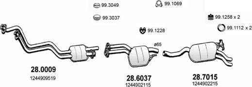 ASSO ART1430 - Ispušni sistem www.molydon.hr