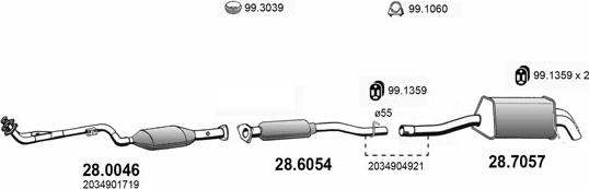 ASSO ART3998 - Ispušni sistem www.molydon.hr