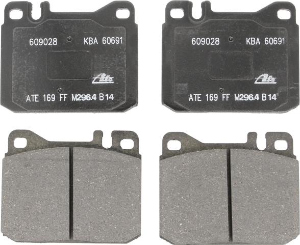 ATE 13.0460-9028.2 - Komplet Pločica, disk-kočnica www.molydon.hr