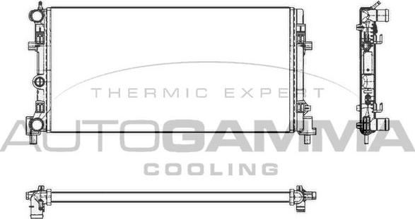 Autogamma 105400 - Hladnjak, hladjenje motora www.molydon.hr