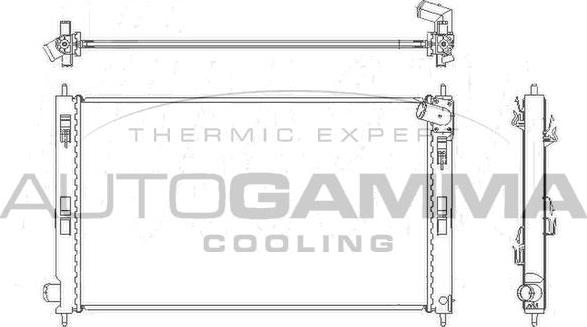 Autogamma 105216 - Hladnjak, hladjenje motora www.molydon.hr
