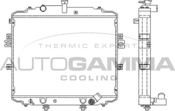 Autogamma 105793 - Hladnjak, hladjenje motora www.molydon.hr