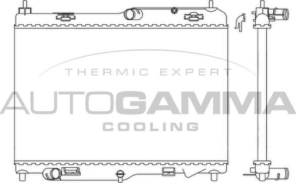 Autogamma 105774 - Hladnjak, hladjenje motora www.molydon.hr
