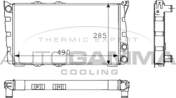 Autogamma 100966 - Hladnjak, hladjenje motora www.molydon.hr