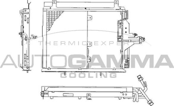 Autogamma 101696 - Kondenzator, klima-Uređaj www.molydon.hr