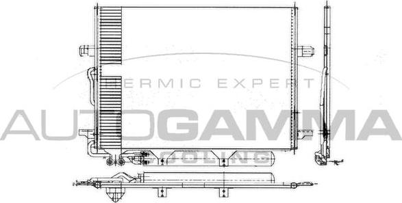 Autogamma 103275 - Kondenzator, klima-Uređaj www.molydon.hr