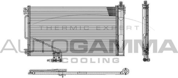 Autogamma 102701 - Kondenzator, klima-Uređaj www.molydon.hr
