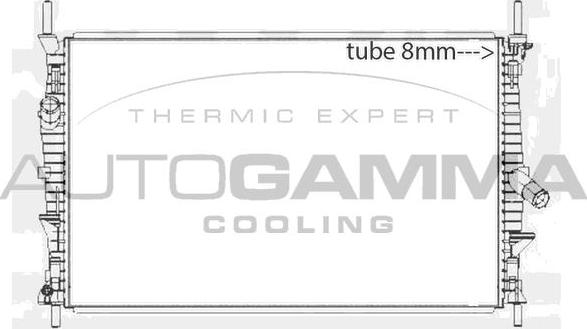 Autogamma 107593 - Hladnjak, hladjenje motora www.molydon.hr
