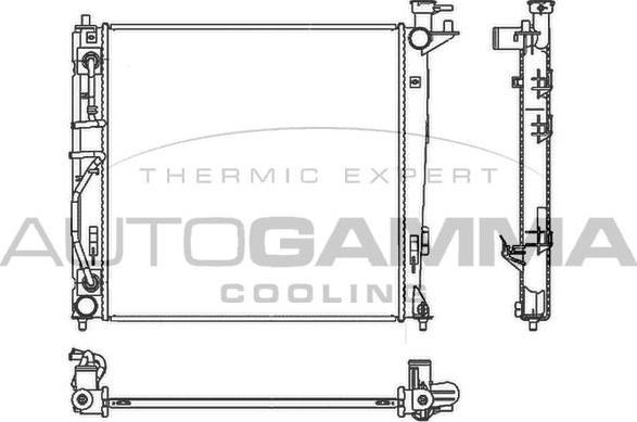Autogamma 107120 - Hladnjak, hladjenje motora www.molydon.hr