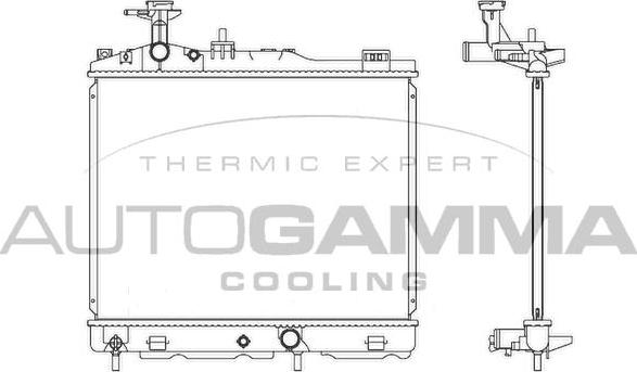 Autogamma 107365 - Hladnjak, hladjenje motora www.molydon.hr