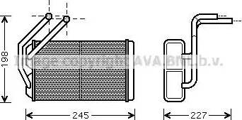 Ava Quality Cooling AU 6176 - Izmjenjivač topline, grijanje unutrasnjeg prostora www.molydon.hr
