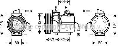 Ava Quality Cooling CTK071 - Kompresor, klima-Uređaj www.molydon.hr
