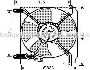 Ava Quality Cooling DW 7504 - Ventilator, hladjenje motora www.molydon.hr