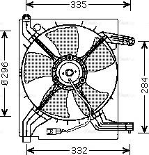 Ava Quality Cooling DW 7506 - Ventilator, hladjenje motora www.molydon.hr