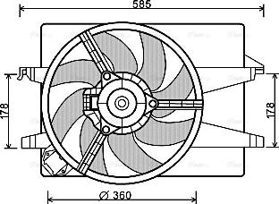 Ava Quality Cooling FD 7553 - Ventilator, hladjenje motora www.molydon.hr