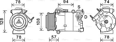 Ava Quality Cooling FDAK587 - Kompresor, klima-Uređaj www.molydon.hr