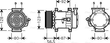Ava Quality Cooling FD K432 - Kompresor, klima-Uređaj www.molydon.hr
