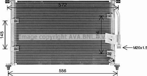 Ava Quality Cooling HY5581 - Kondenzator, klima-Uređaj www.molydon.hr
