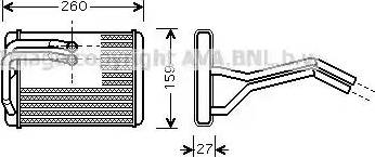 Ava Quality Cooling HY 6143 - Izmjenjivač topline, grijanje unutrasnjeg prostora www.molydon.hr