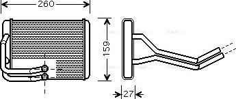 Ava Quality Cooling HY 6122 - Izmjenjivač topline, grijanje unutrasnjeg prostora www.molydon.hr