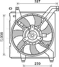 Ava Quality Cooling HY7568 - Ventilator, hladjenje motora www.molydon.hr