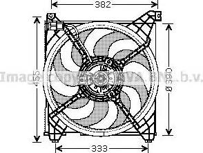 Ava Quality Cooling HY 7509 - Ventilator, hladjenje motora www.molydon.hr