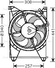 Ava Quality Cooling HY 7514 - Ventilator, hladjenje motora www.molydon.hr