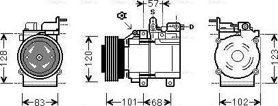 Ava Quality Cooling HY K123 - Kompresor, klima-Uređaj www.molydon.hr