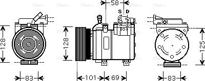 Ava Quality Cooling HY K159 - Kompresor, klima-Uređaj www.molydon.hr
