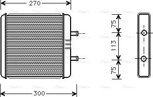 Ava Quality Cooling IV 6048 - Izmjenjivač topline, grijanje unutrasnjeg prostora www.molydon.hr