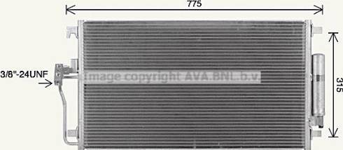 AVA MS5761D - Kondenzator, klima-Uređaj www.molydon.hr