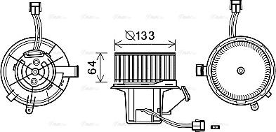 AVA MS8640 - Ventilator kabine/unutrasnjeg prostora www.molydon.hr