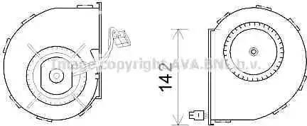 AVA MS8642 - Elektromotor, ventilator kabine/unutrasnjeg prostora www.molydon.hr