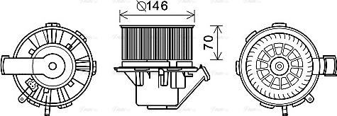 AVA MS8647 - Ventilator kabine/unutrasnjeg prostora www.molydon.hr