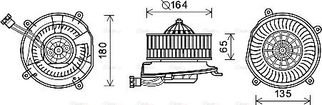 AVA MS8651 - Ventilator kabine/unutrasnjeg prostora www.molydon.hr